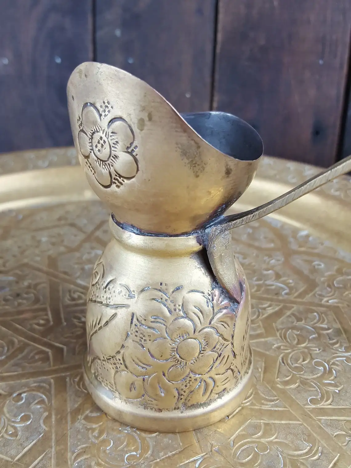 Turkish Coffee Pot - Ibrik Cezve Briki Arabic Greek Pot - Milk & Butter Warmer - Brew Delicious Espresso - Modern Design