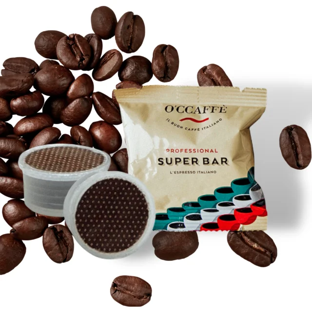 Made In Italy Superbar Creamy Delicate Velvety Aromatic 44 mm Paper Ese Coffee Pods For Office
