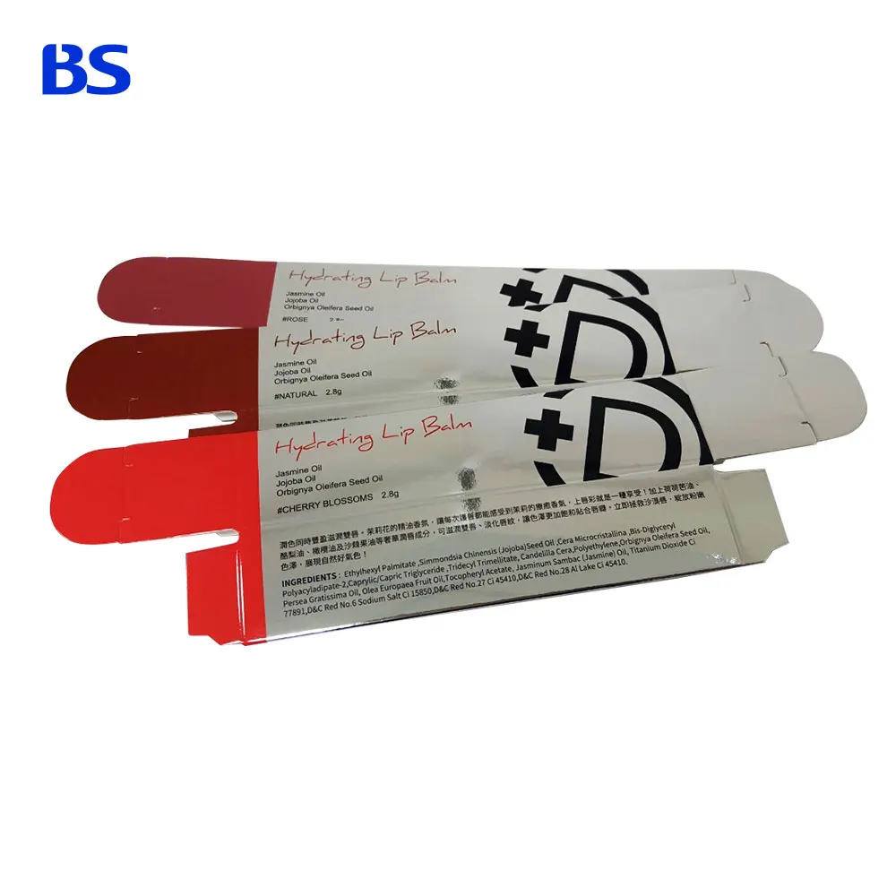 
Cosmetics Custom Eyeshadow Palette Packaging Paper Box Matte Lamination Hot Stamping Lipstick Paper Box 