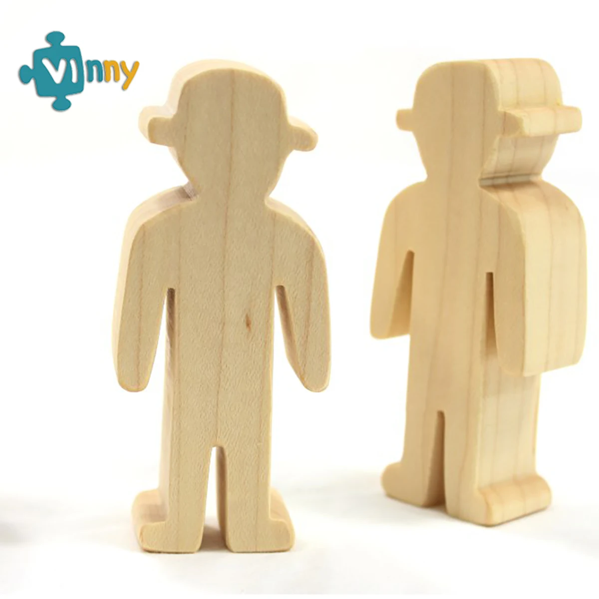  OEM - ODM набор из 14 деревянных игрушек для фермы месяца в форме человека и животного-вьетнамское лучшее рукоделие детей