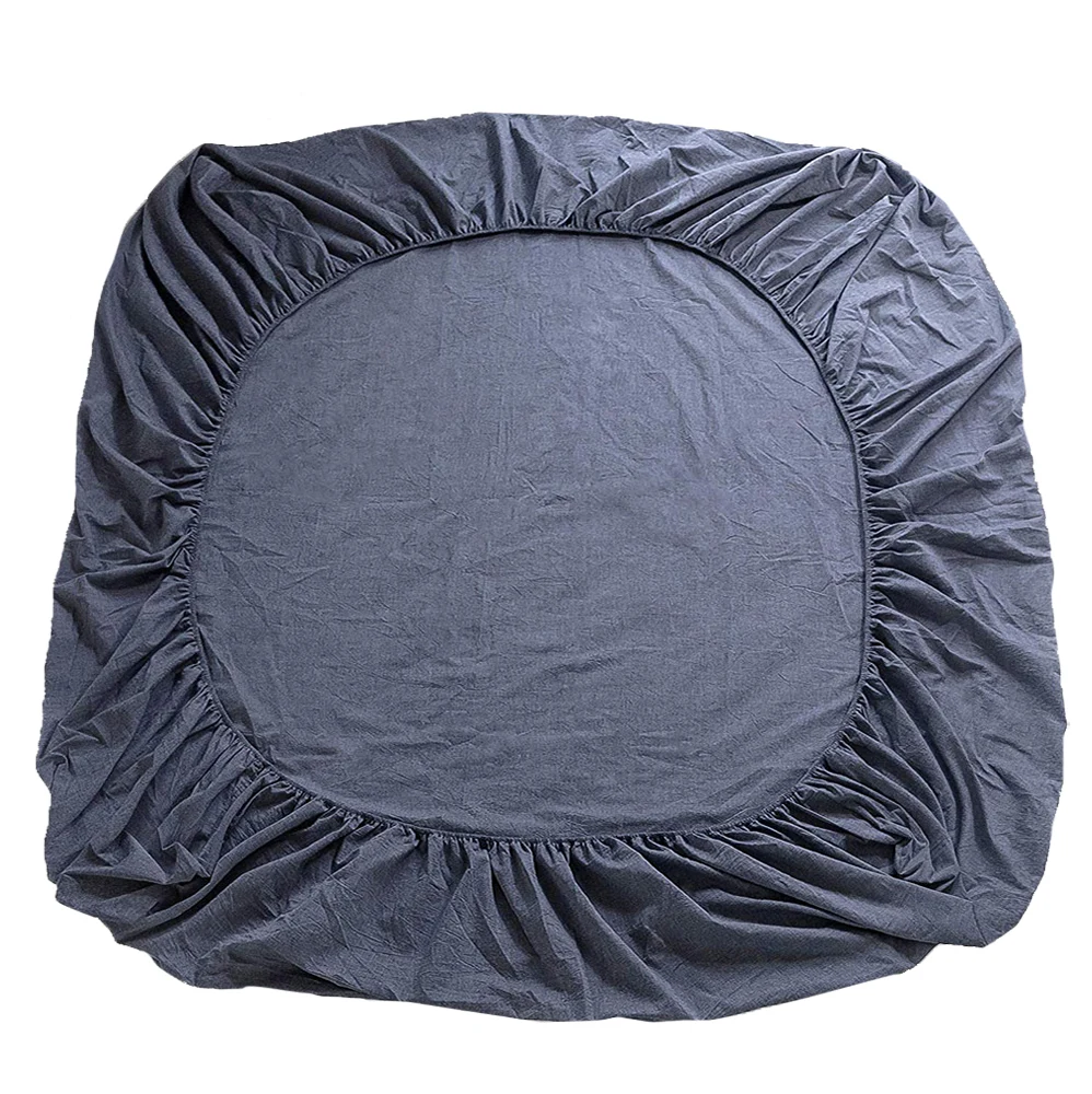 Manufacture of Poly Cotton Single Jersey Round Fitted Bed Sheets Set