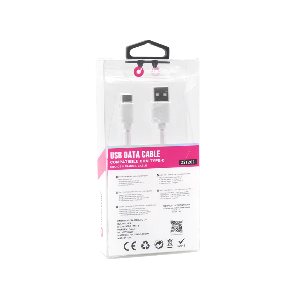 Premium High Quality 250CM 2.1A TYPE C DATA SYNC CHARGING CABLE for PC laptop