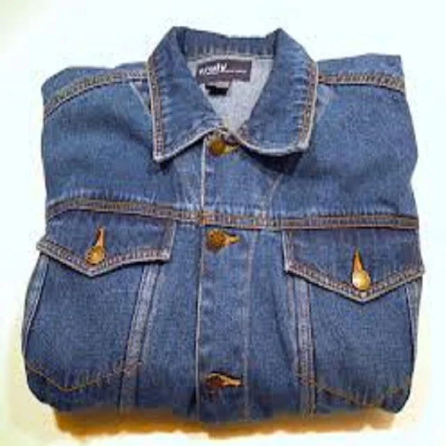 Blue Long Sleeves Denim Shirt for Mens