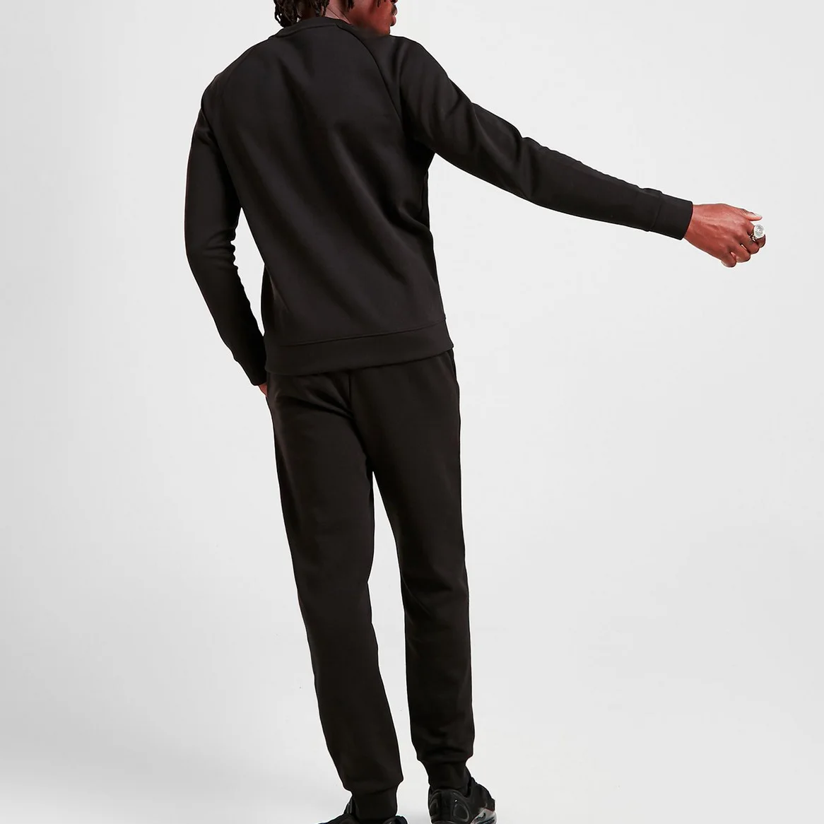 Gray Color Jogging Sport Track Suits Men Sweat Suit Zipper Closure with stand Collar