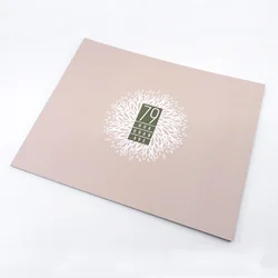 Embossing Digital printing Multi-coloured Perfect Binding Magazine Portfolio Booklet