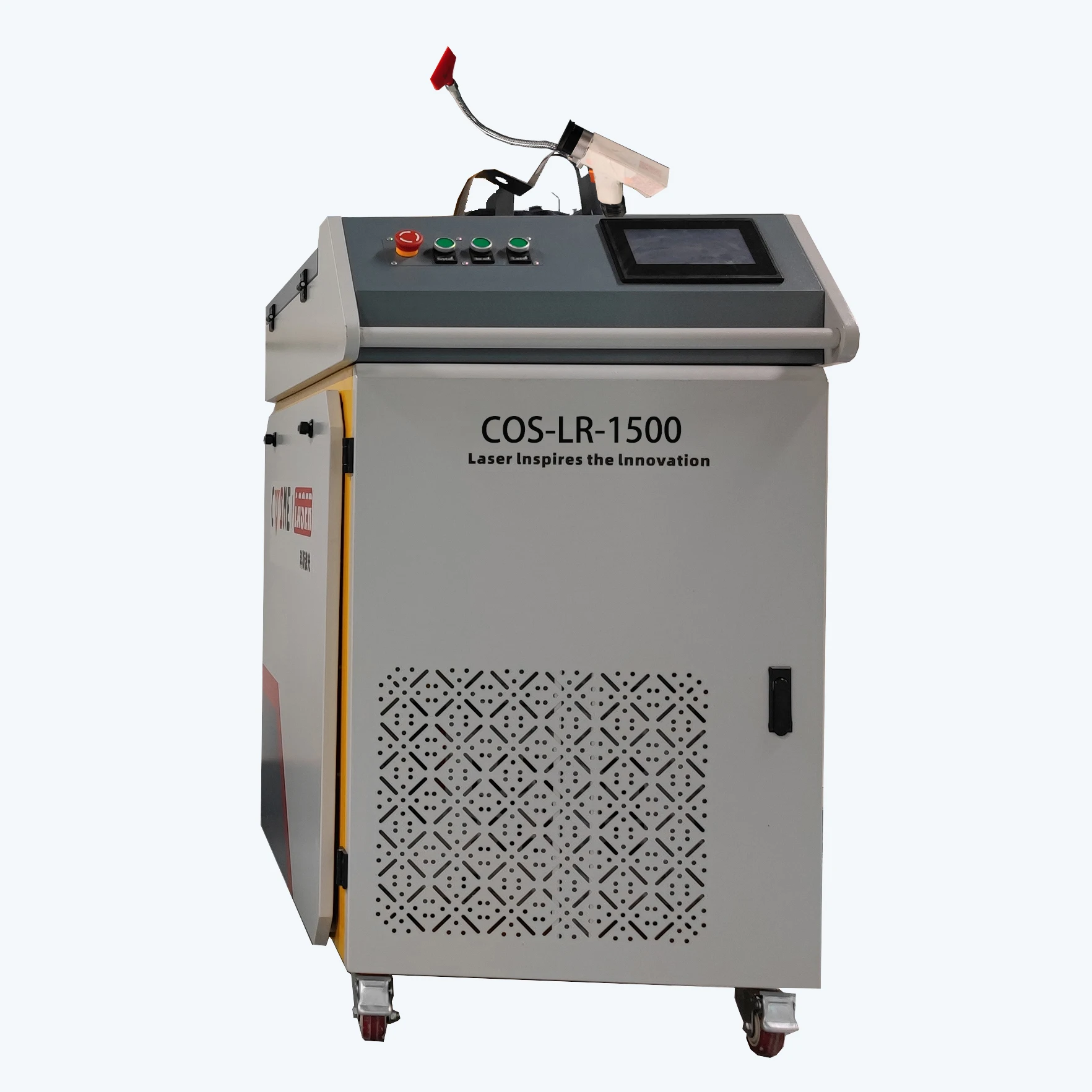 Rust Removing COS-LR-1500 fiber laser cleaning machine 1500w  2 years of warranty 7 days t0 10 days lead time