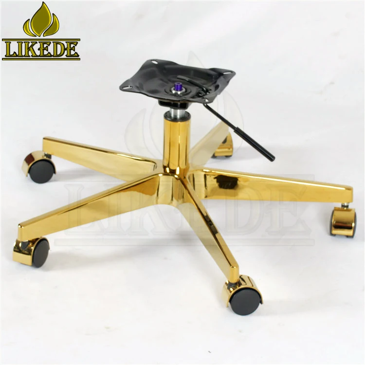 New executive chair leg gold office chair parts components gold sofa legs