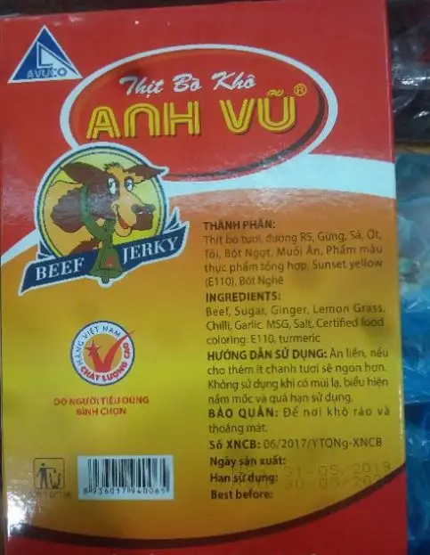 Сушеная говядина мясо/снэки джерки ломтики полумягкие