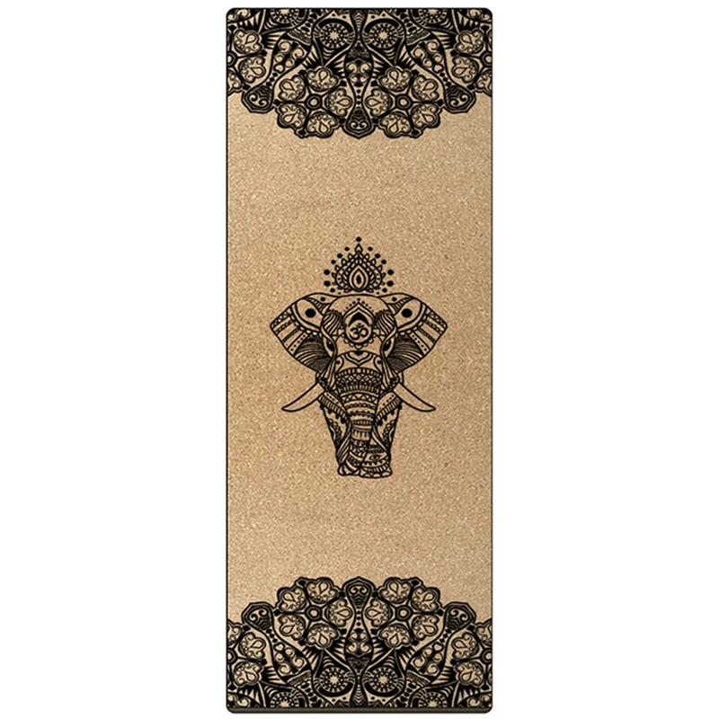 Factory Direct Sale Ecological Cork Fitness Yoga Mat High Quality Non-Slip TPE Yoga Mat