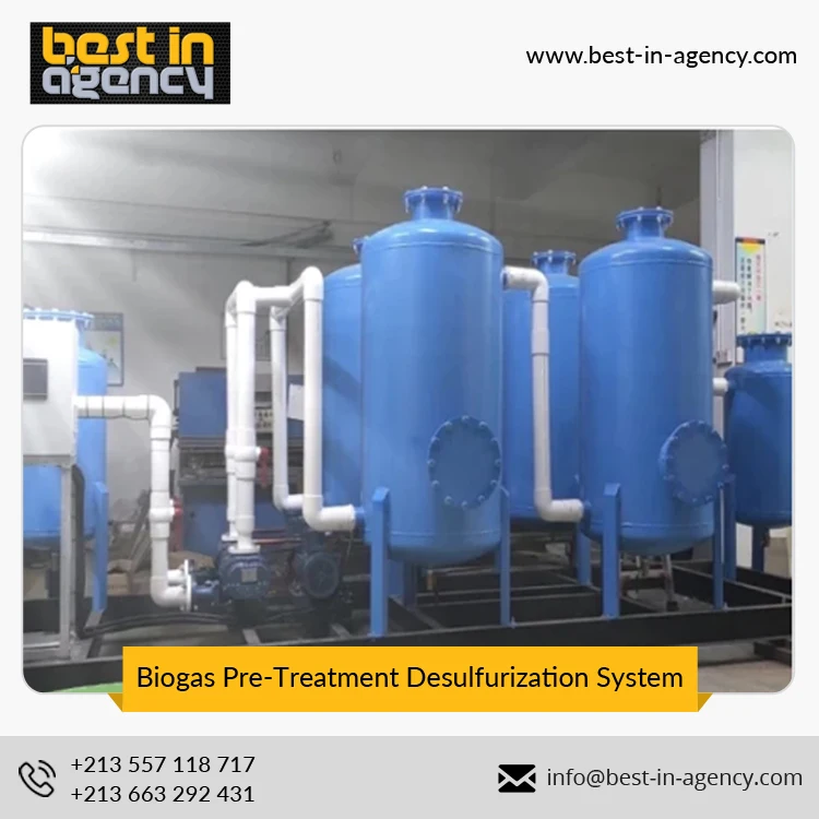 Advanced Technology Skid Mounted Comprehensive Biogas Pre-Treatment Desulfurization System Before Generator