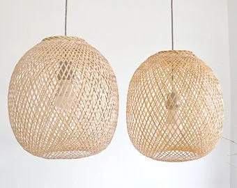 Vietnam Wholesale Bamboo Lamp Modern Handmade Wicker Rattan Bamboo Pendant Lamp High Quality Best Price