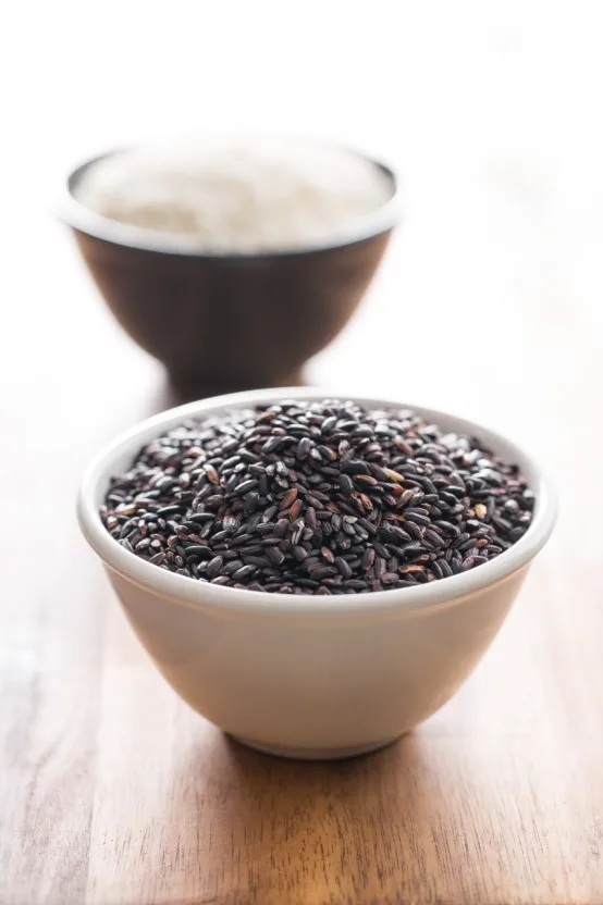  Черный рис с длинным зерном ароматный запрещенный рис-чистый премиум-рис органический травяной (Ms Деми + 84 961 733 400)