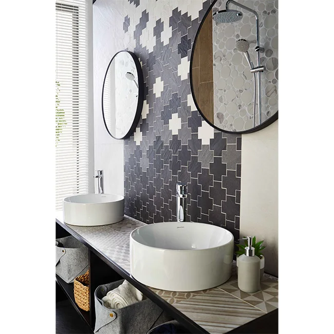 Плитка для пола и стен разных форм оригинальная мозаичная плитка-пазл элегантная шикарная фанки плитка подходящая любого интерьера