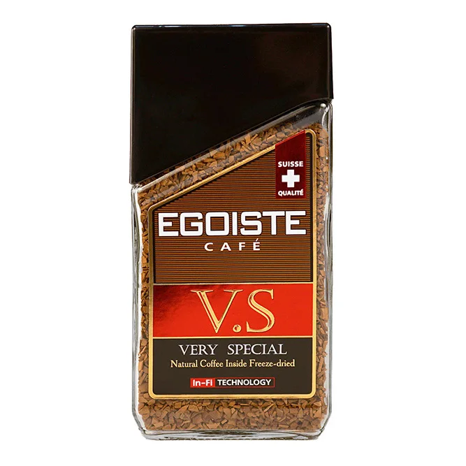 
Egoiste V.S. premium instant with microground coffee 100 g. 