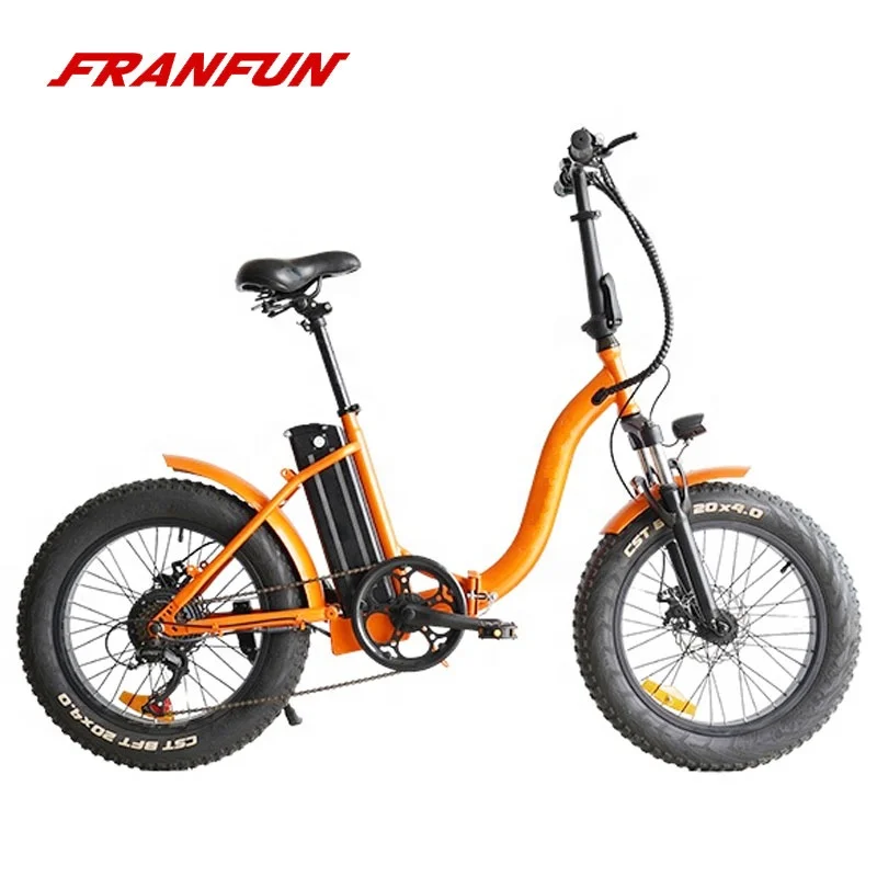 Электрический велосипед с толстыми шинами FRANFUN 20 дюймов 36 в 250