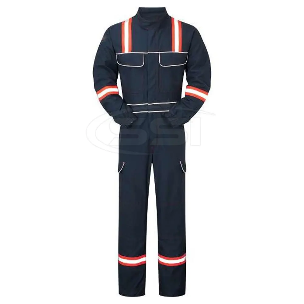 100% Fireproof Materials Fire Resistance FR Safety Coverall scrub suit