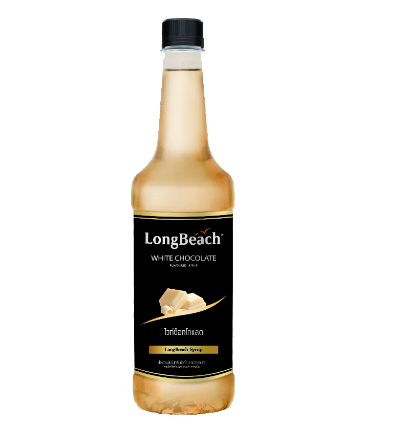 
LongBeach White Chocolate Syrup 740ml. (RD&OEM Manufacturer in Thailand) 