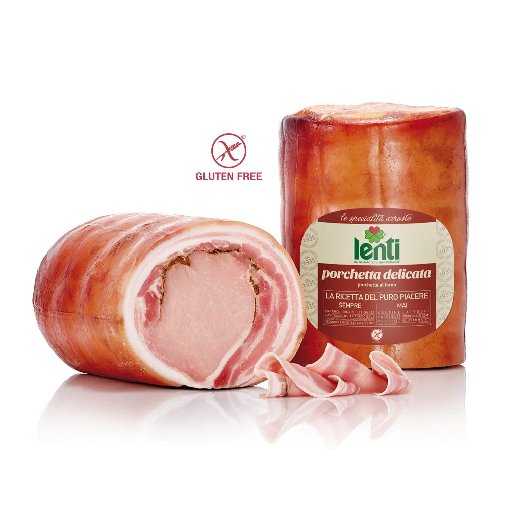 Porchetta Pork Middle oven roasted 4,5-5,5 kg LENTI Made in Italy