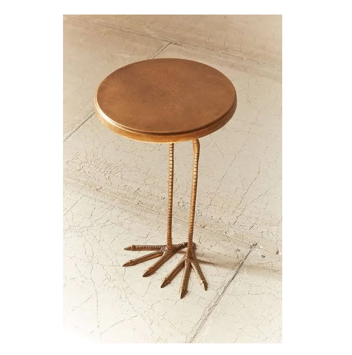  Креативные идеи металлическая ножка с птицами украшение для дома боковой столик металлический Железный Круглый поднос стол диван кровать журнальный современный