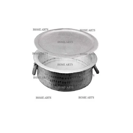 Top Selling Aluminium Food Cooking Pot Hammered Round Shape Large Size Food Cooking Pot For Sale