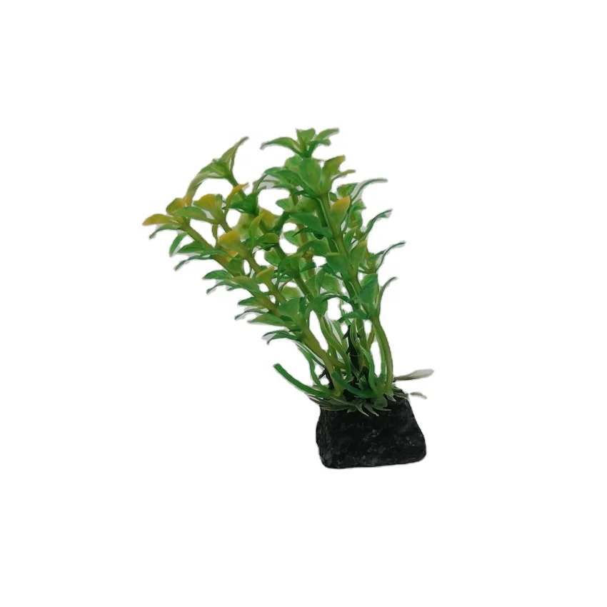 Plastic PVC OEM aquarium Artificial aquatic water grass landscaping plants water weeds red tree