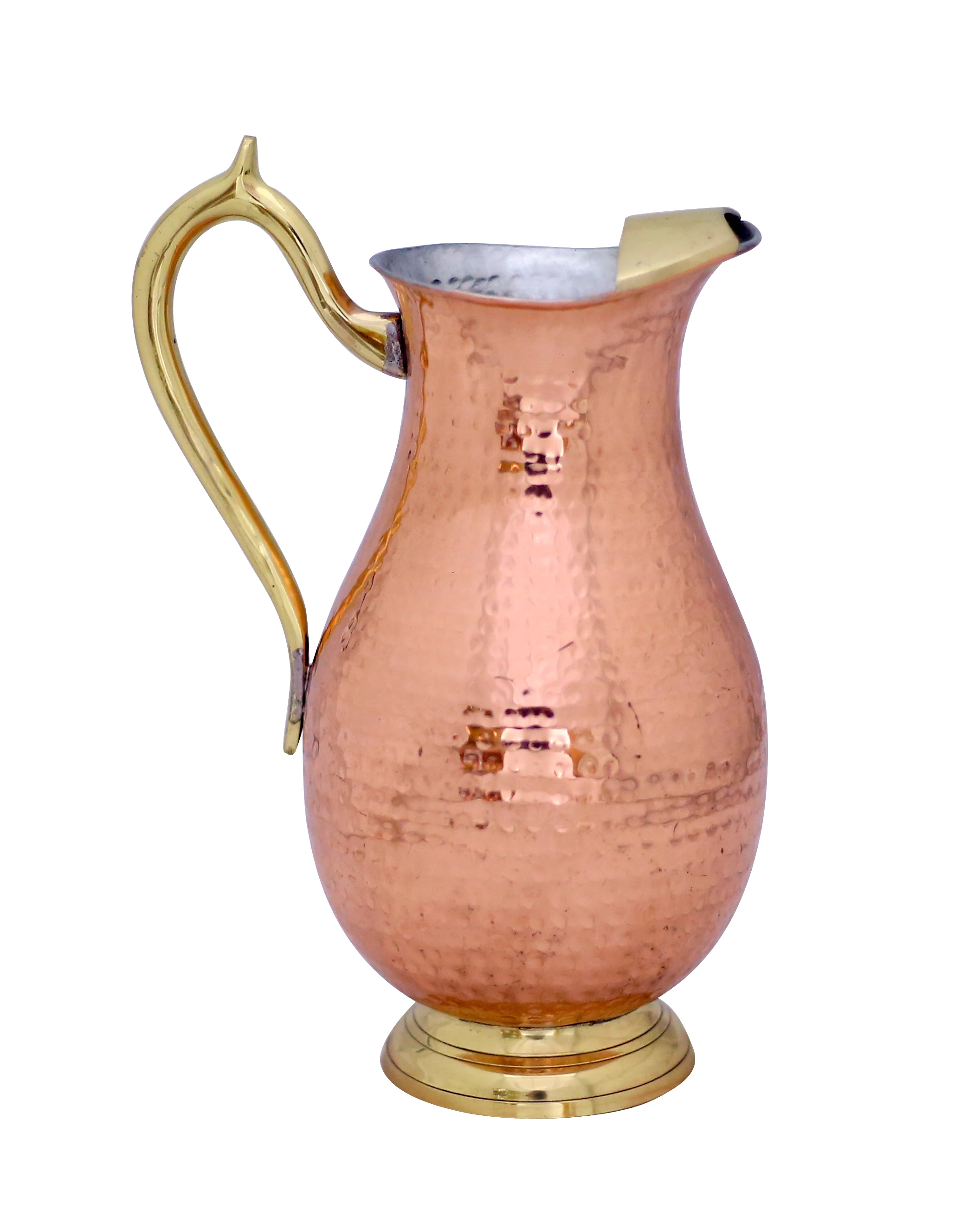 Hammered Exclusive Luxury Copper Water Jug set of 3 Pitcher Daily Use Kitchen Tabletops Home Hotel Gifts Indian Manufacturer