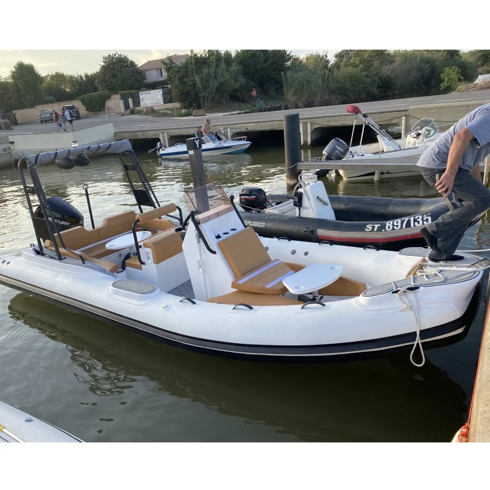 Liya 22ft new hypalon rigid inflatable boat rib speed water boats for sale