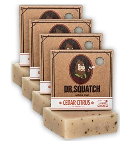 Dr. Squatch  Cedar Citrus Bar Soap for Men
