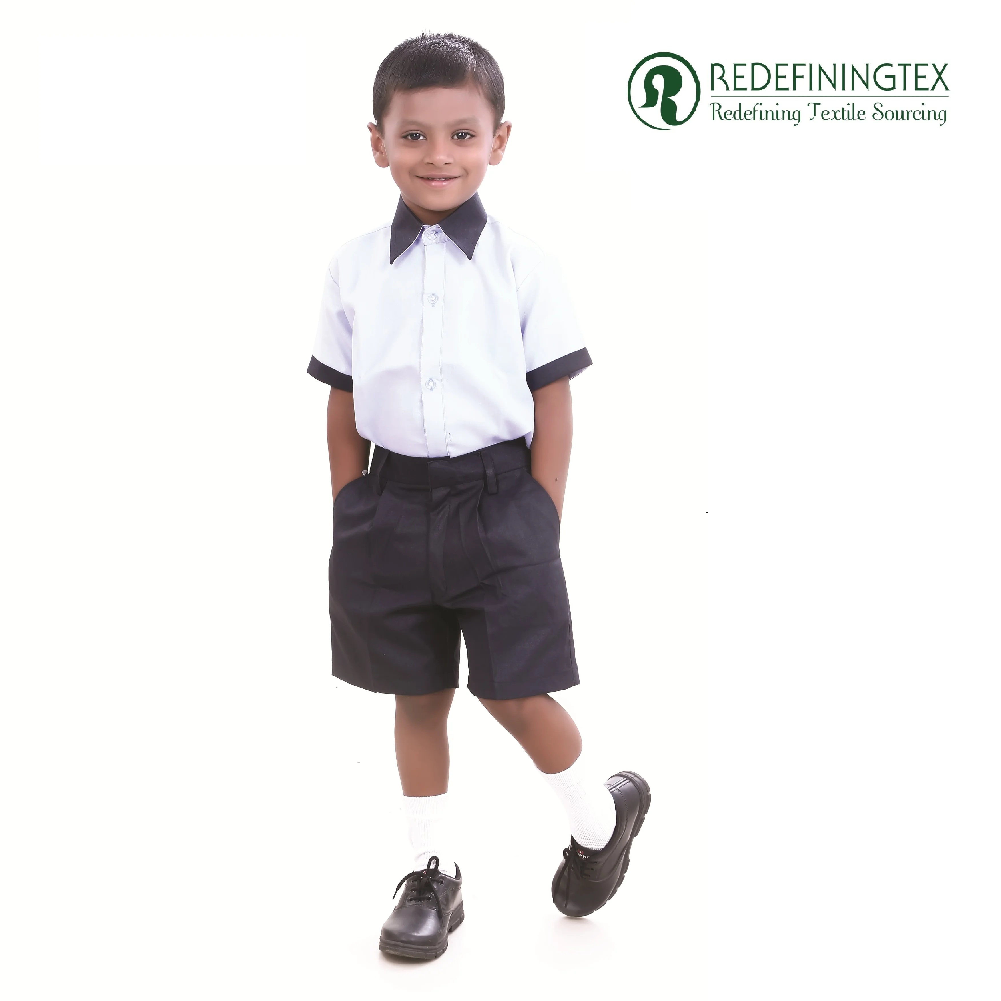 Unisex School Uniform in Plaid Design For High School Students Made in India