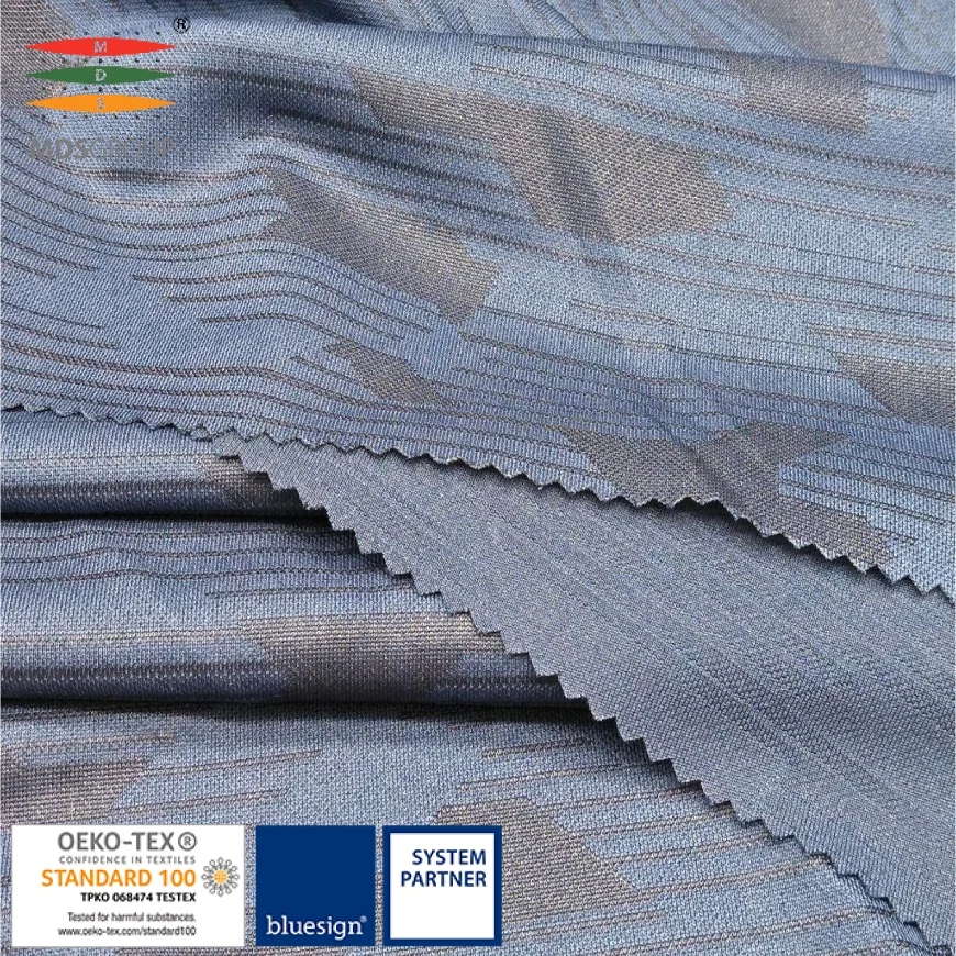 
SPORTSWEAR/LIFE WEAR/POLO/T-SHIRT 100%POLYESTER CIRCULAR KNIT HYDROPHILIC COMPUTER JACQUARD 