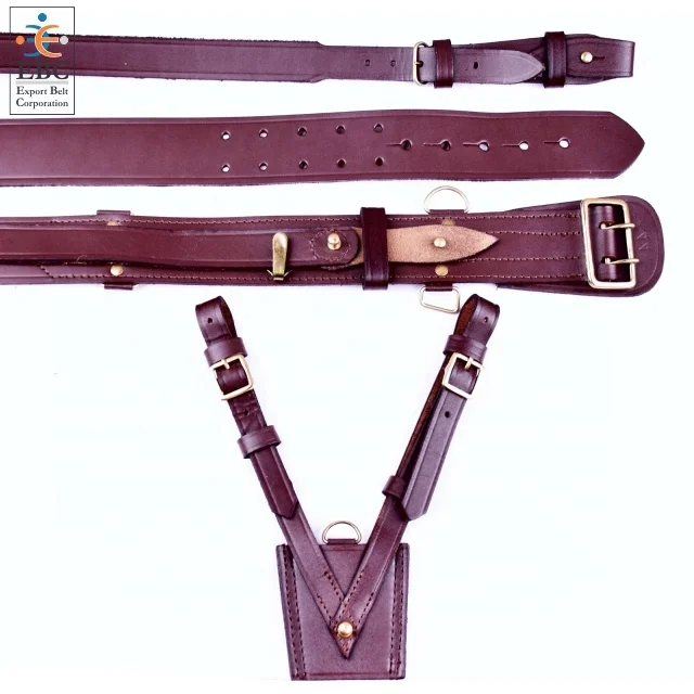 OEM Leather Sword belts Slings and Frogs Ceremonial Attire