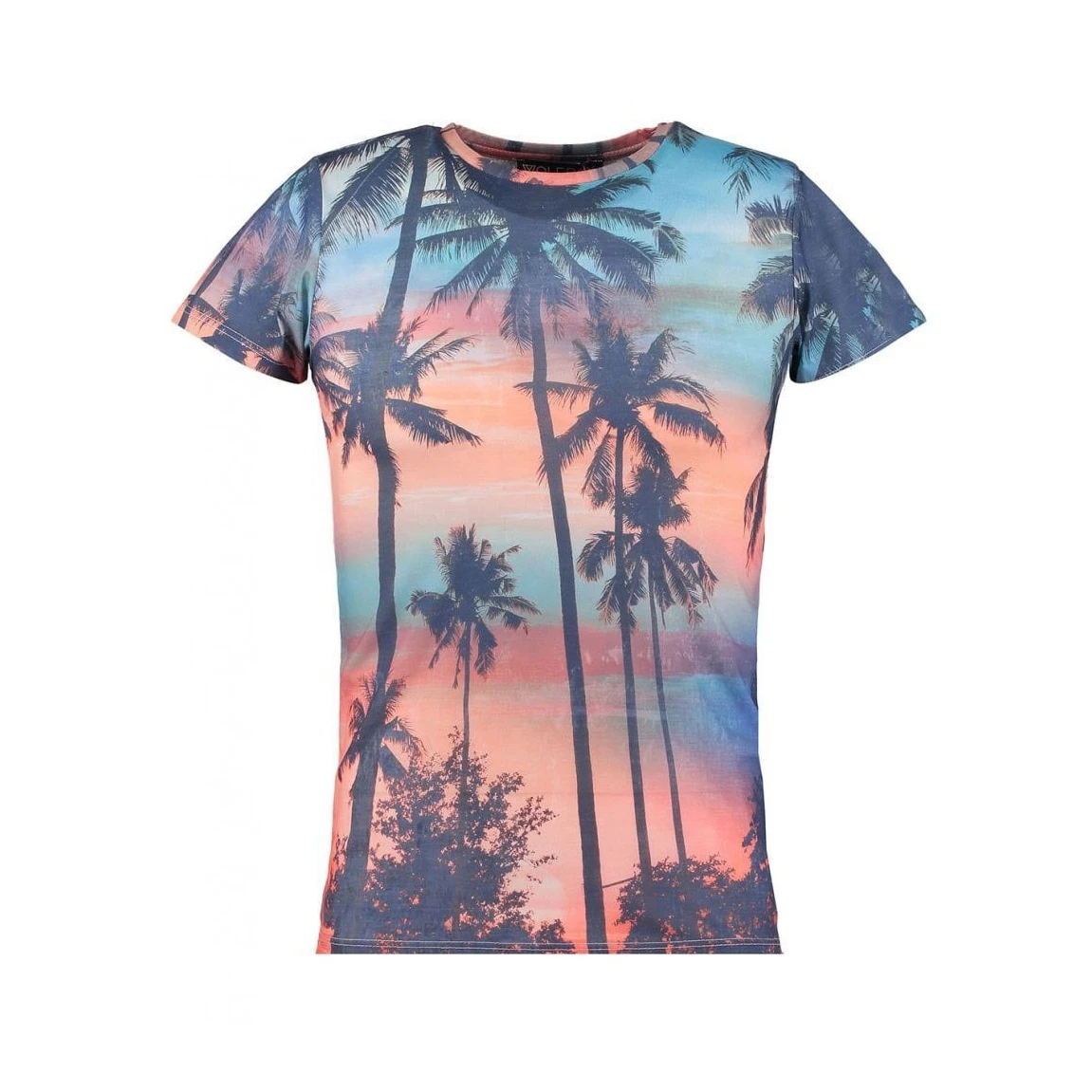 Wholesale OEM Custom 3d Sublimation Printing T Shirt Polyester 2XS-6XL American Style Shirts Polyester Oversized graphic tees