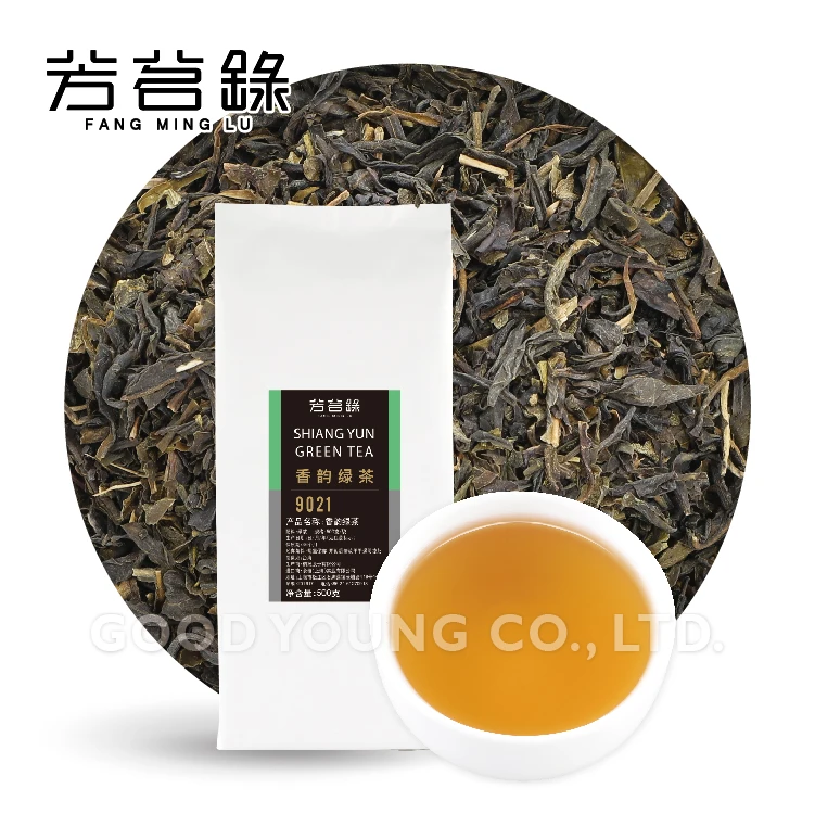 Good Young HACCP HALAL Certification Premium Green Tea Leaves Wholesale Raw Material Package