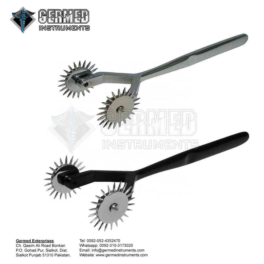 Wartenberg Pinwheel Dual 2 Row Medical Diagnostic Sensory Nerve Testing Neurological Simulator Tool Heads