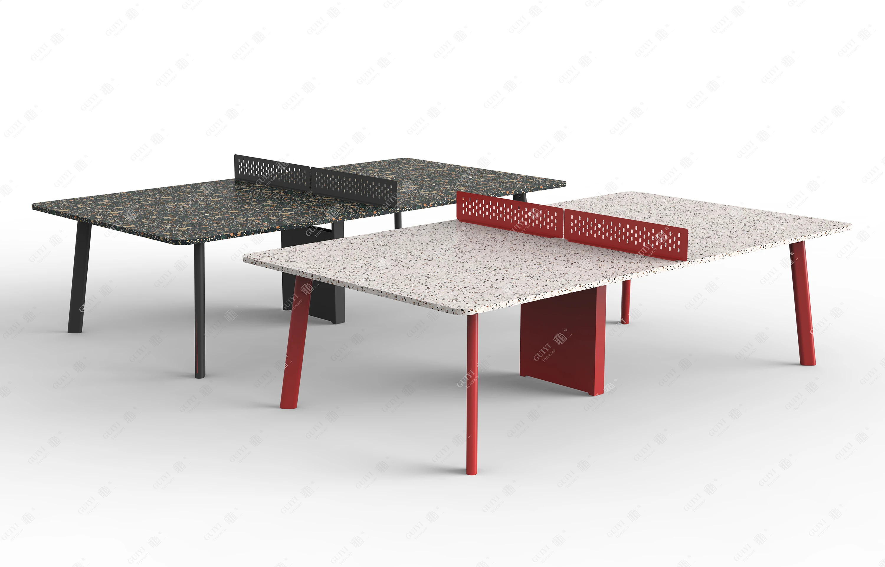 terrazzo table fashional terrazzo furniture marble table cement base terrazzo artificial stone