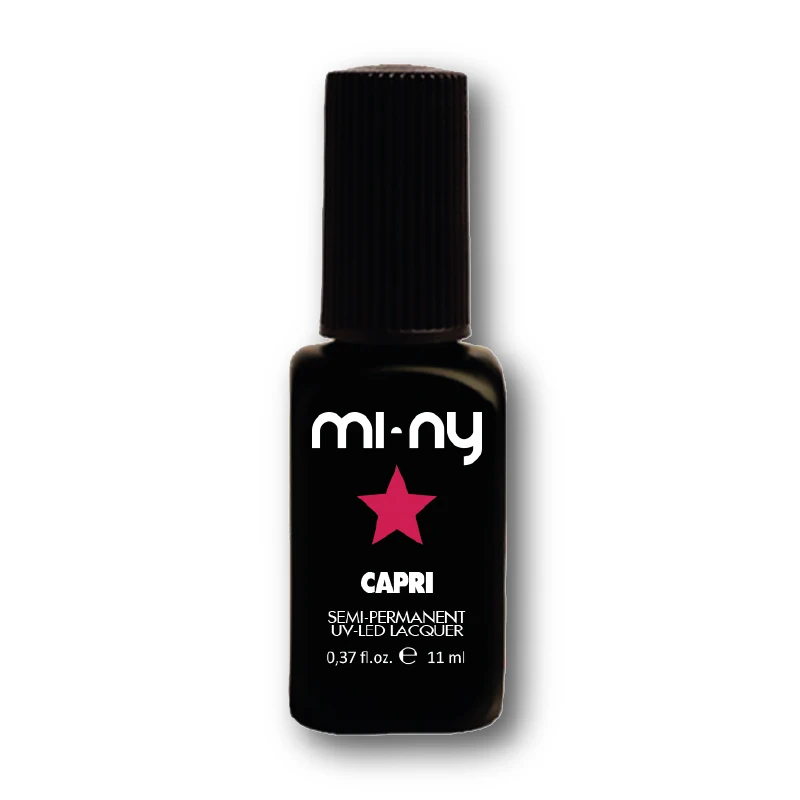 HIGH QUALITY ITALIAN MOOD LONG LASTING GEL NAIL POLISH 8 FREE FORMULA EXTRA GLOSSY FINISH - COLOR NAME:CAPRI SIZE 11 ml