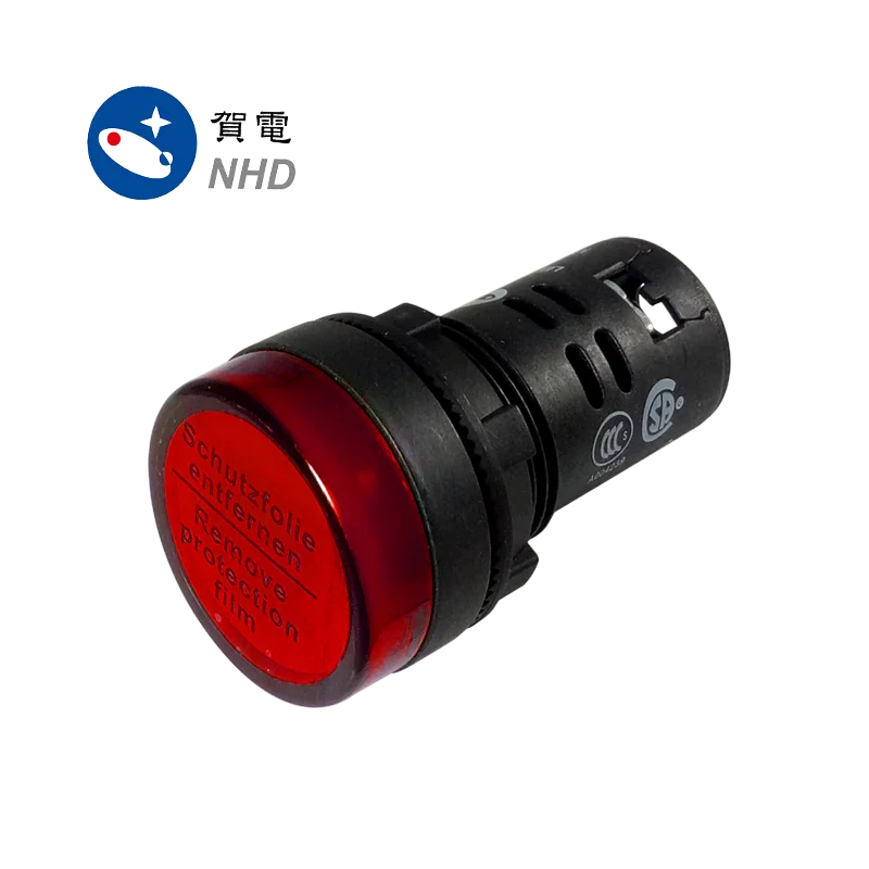 NLD22-RA LED Pilot Lamp Indicator Light AC/DC 24V Anti-interference Type