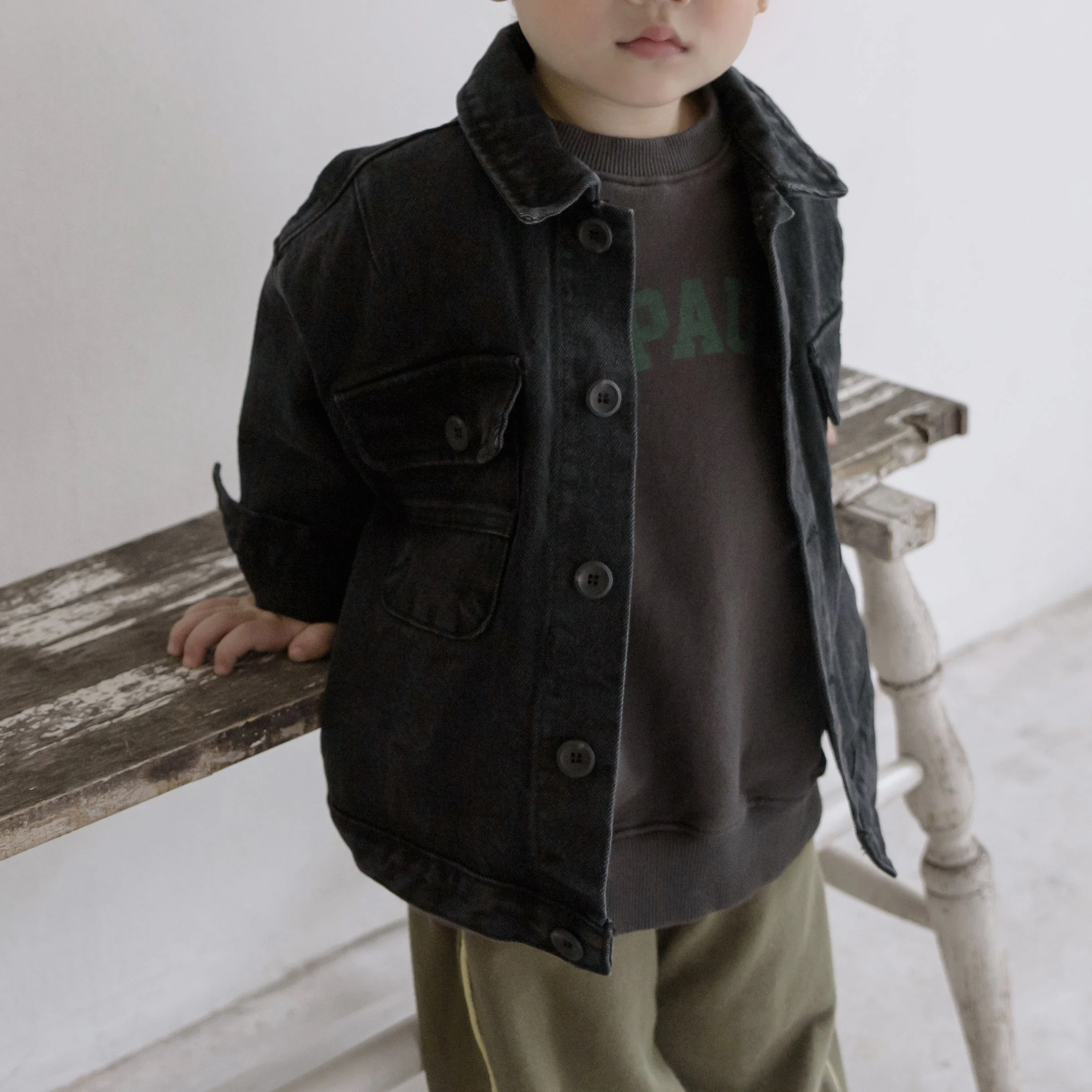 DE MARVI Toddler Kids Denim Jackets Boys Girls Casual Jacket Autumn Spring Clothes MADE IN KOREA