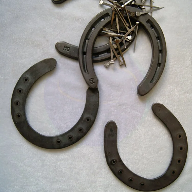 
chinese equestrian factory direct sell wholesale steel nail horseshoe 