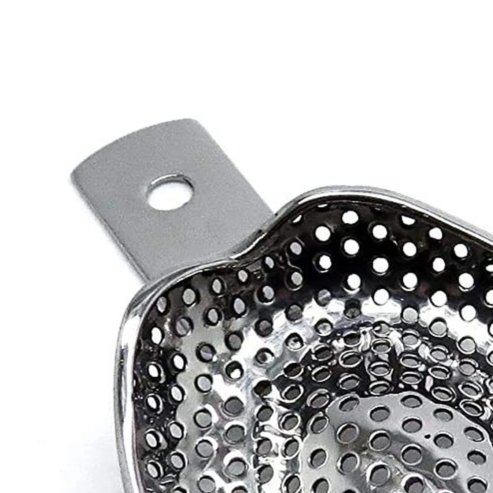 Best Selling Stainless Steel Non-Perforated Impression Trays S M L Autoclavable Customized Dental Instruments