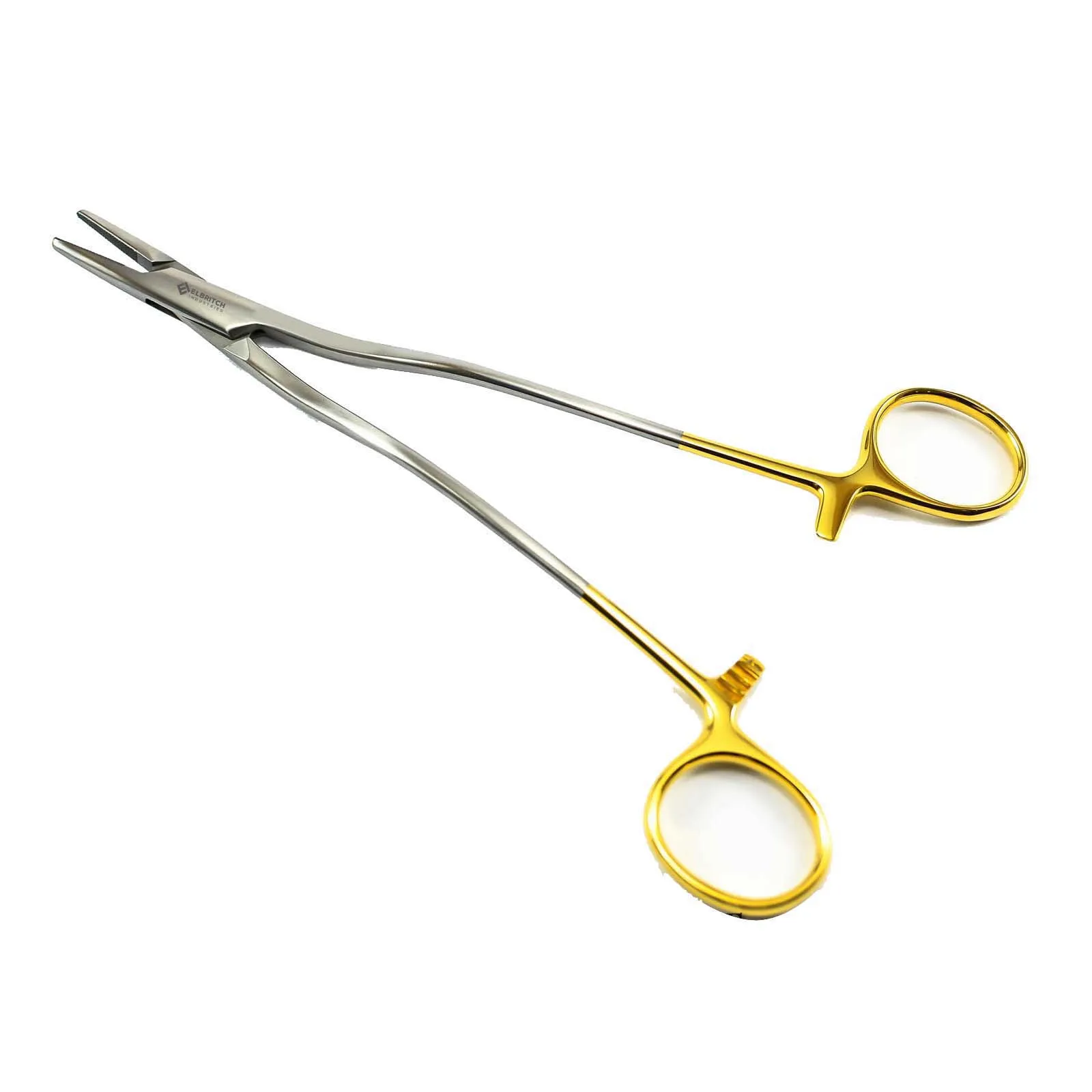 Карбидный держатель иглы щипцы для тканей нержавеющая сталь хирургический Bozeman 16 см шова вольфрама