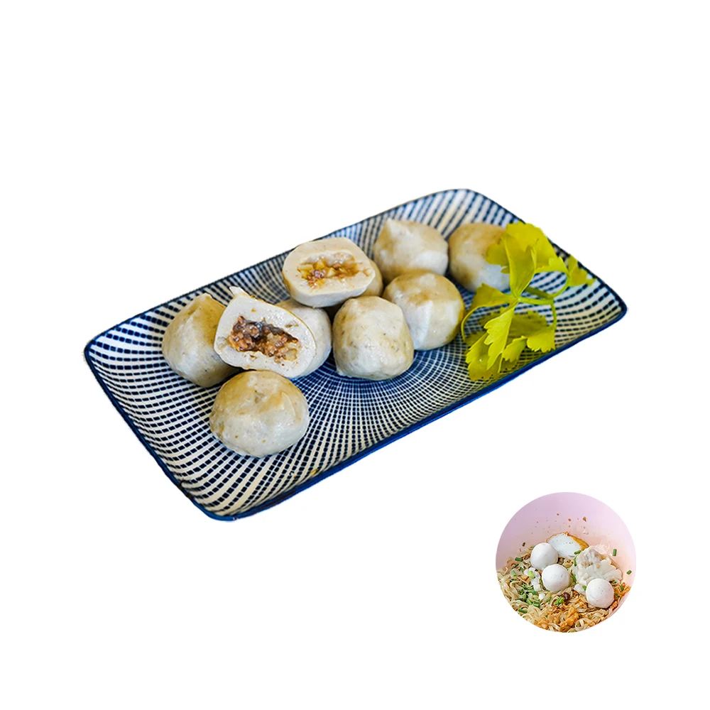 taiwan seafood products bamboo shoots pork fish ball for shabu shabu