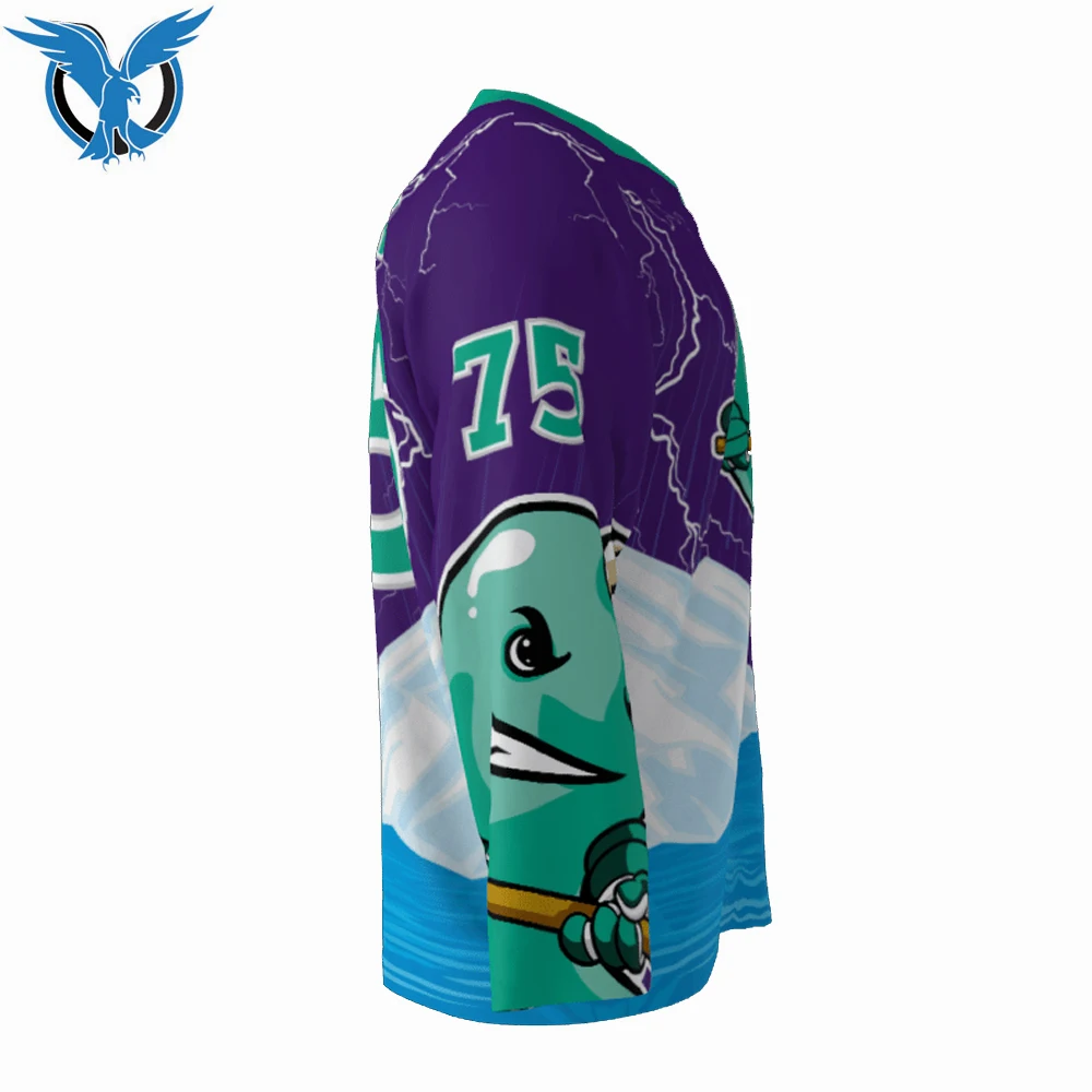 Мужская футболка для хоккея с шайбой удобная и дышащая