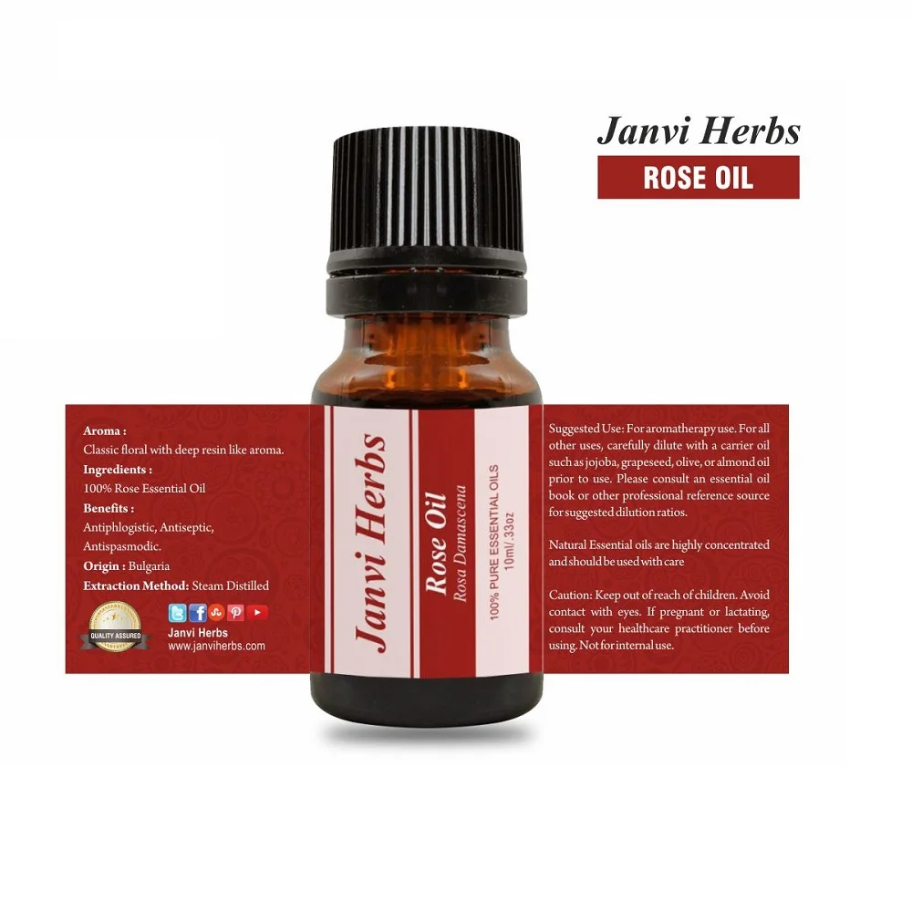 GMP certified High Quality Aromatherapy use Private Label With Customized Packaging 100% Pure and Natural Rose Essential Oil