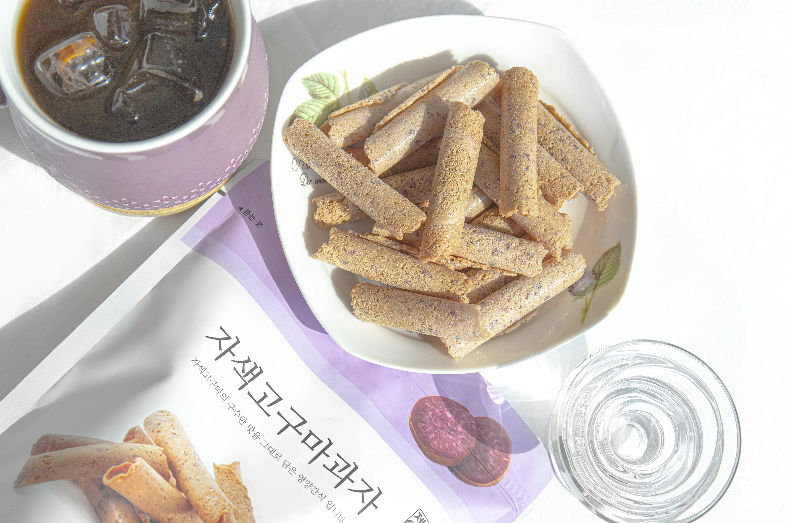 Productive Best Selling Korea Jeju Island Tangerine, Purple Sweet Potato Biscuit made in Korea