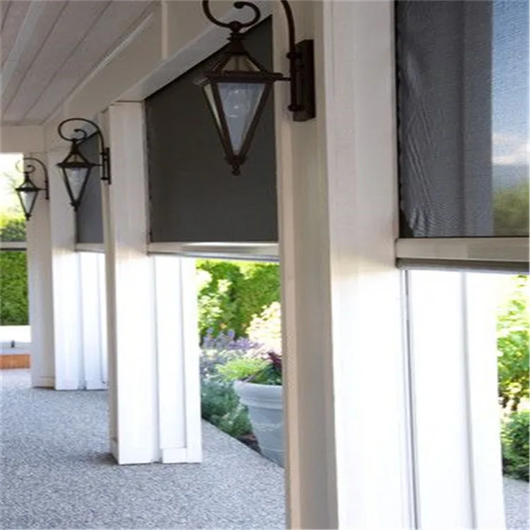 Venetian Blinds Aluminum  Motorized Weather Resistant Outdoor Zebra Blinds Price Sunscreen Shade Roller Blinds Glass
