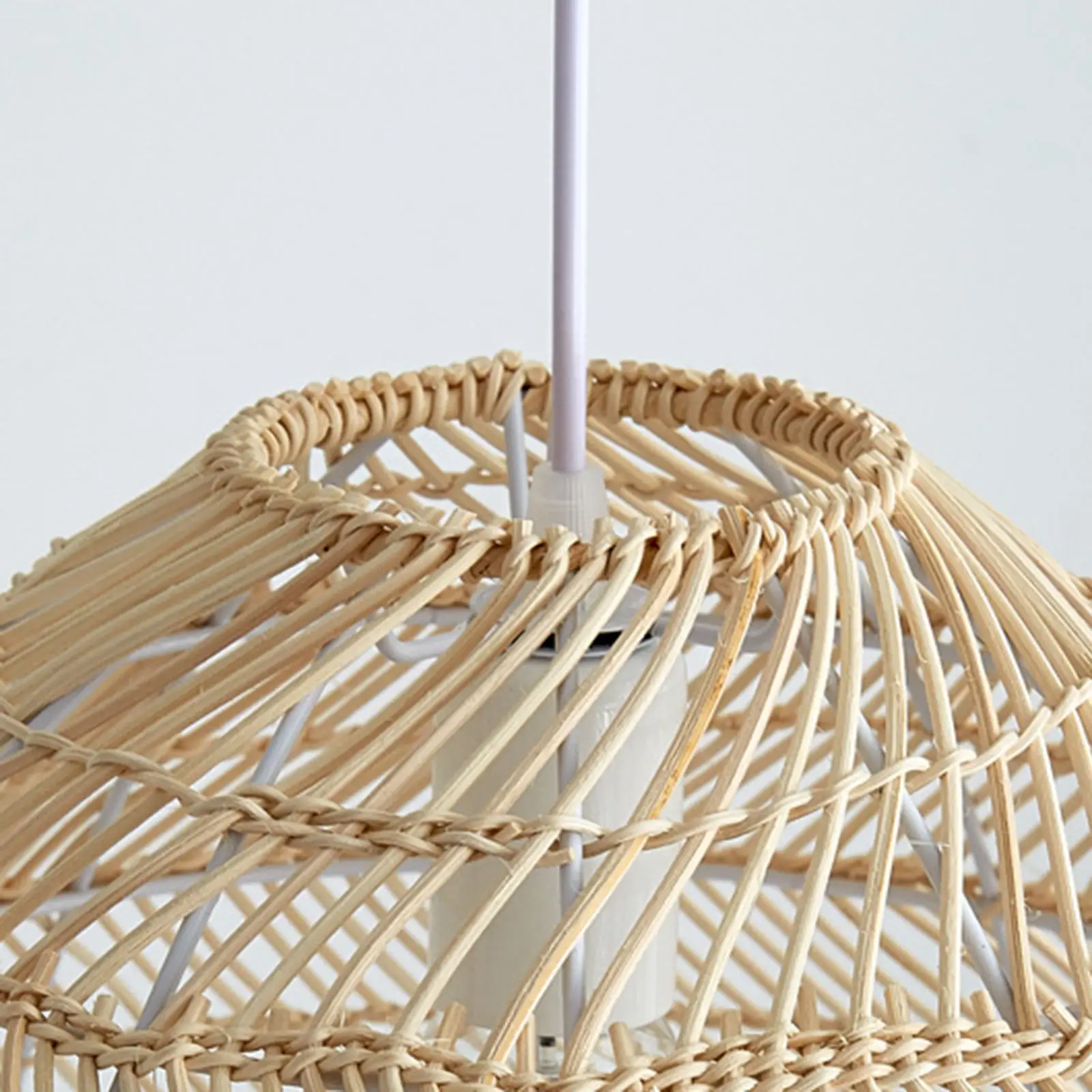 Restaurant Decorative Bamboo Chandeliers Handwoven Rattan Pendant Lamp Vietnamese Supplier