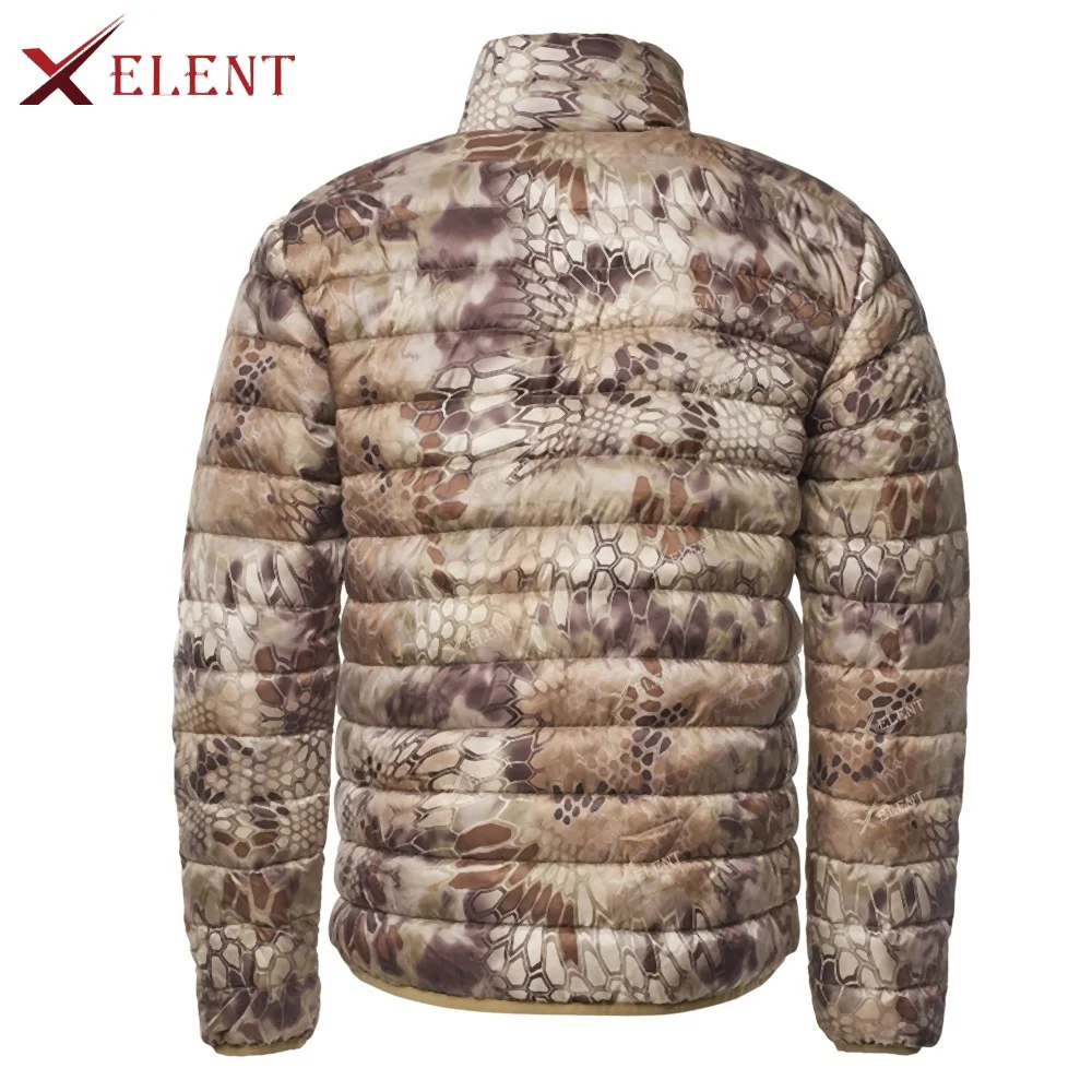 Puffer Jacket Hunting Down Jacket Men OEM Service Unisex Adults Winter Plus Size Print Soft Shell Knitted Thick Support