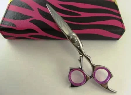 Hair Cutting Scissors Set Colorful Hairdressing Salon Scissors Kit Stainless Steel Professional 11 PCS Customized LOGO Style CSS