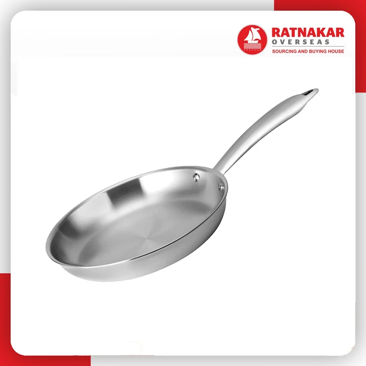 High Quality Durable Stainless Steel Multipurpose Frying Pan Stainless Steel Multipurpose Frying Pan With Lid For Sale